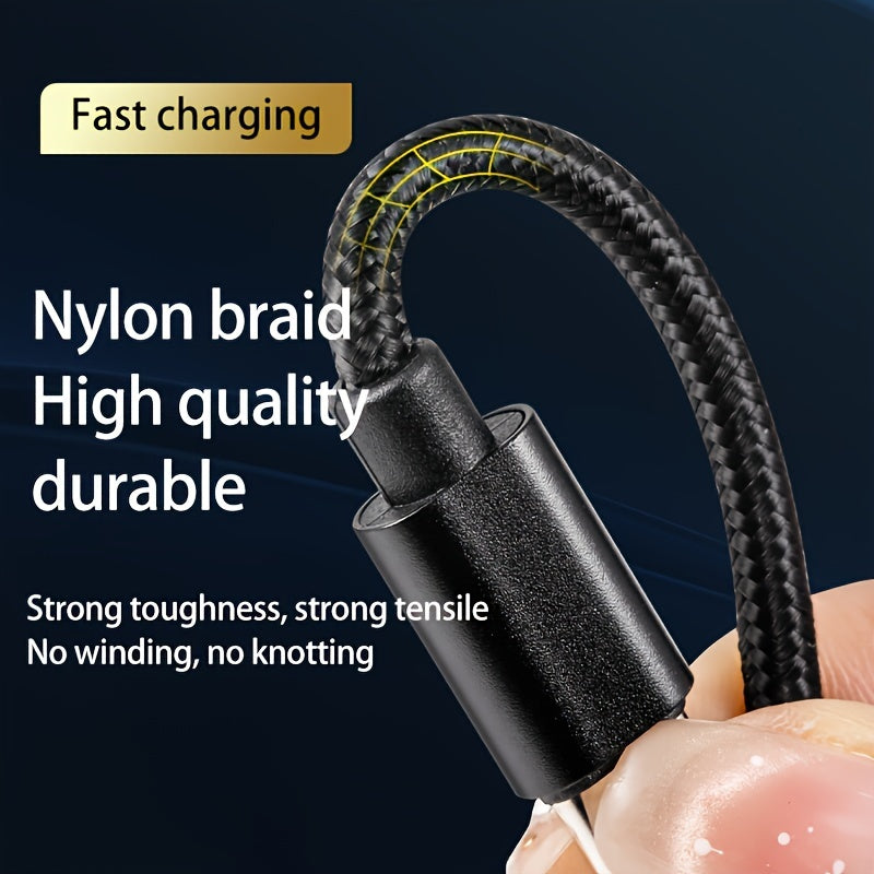 USB Type C cable for fast and safe charging is suitable for, Redmi, OnePlus mobile phone charging cables, with a length of 1m/2m/3m