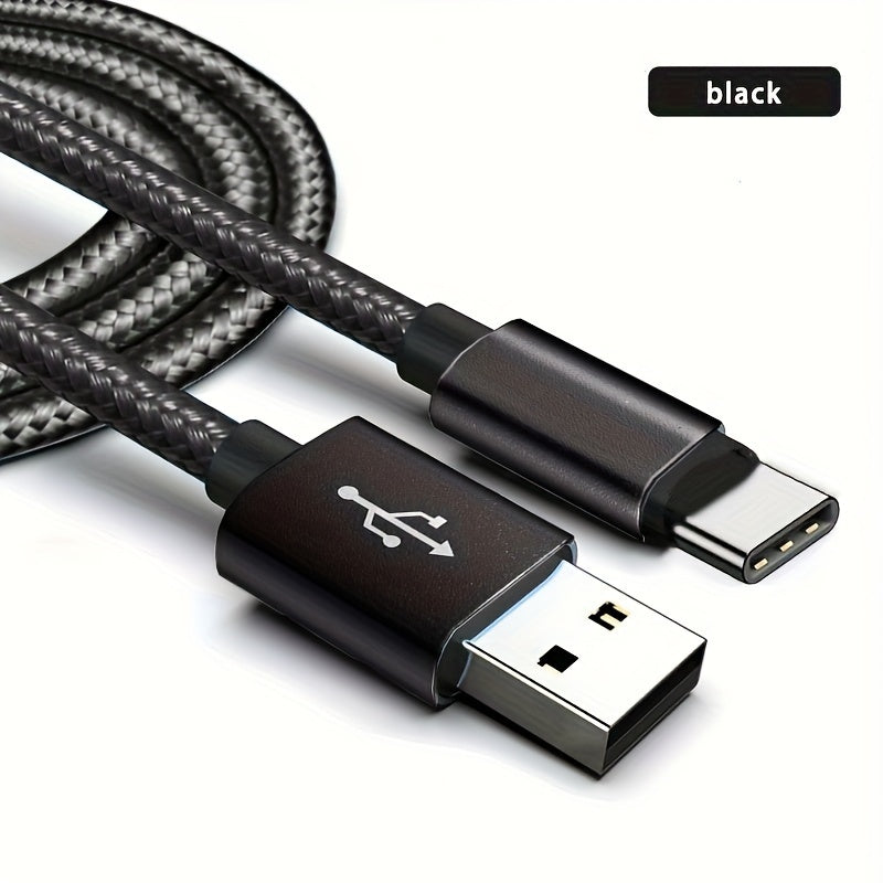 USB Type C cable for fast and safe charging is suitable for, Redmi, OnePlus mobile phone charging cables, with a length of 1m/2m/3m