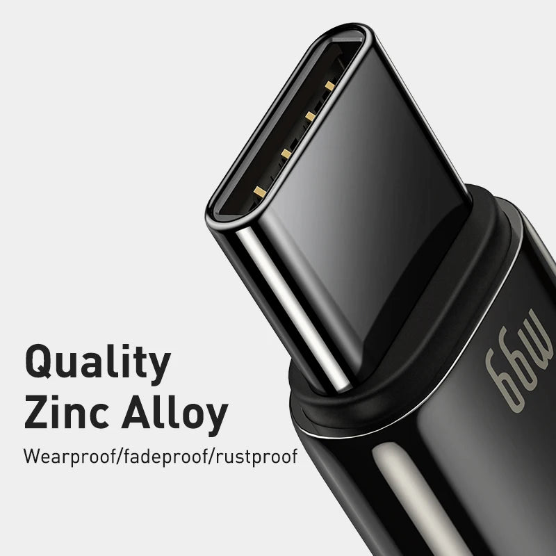 Baseus PD 240W Fast USB-C Cable For iPhone 16 MacBook iPad