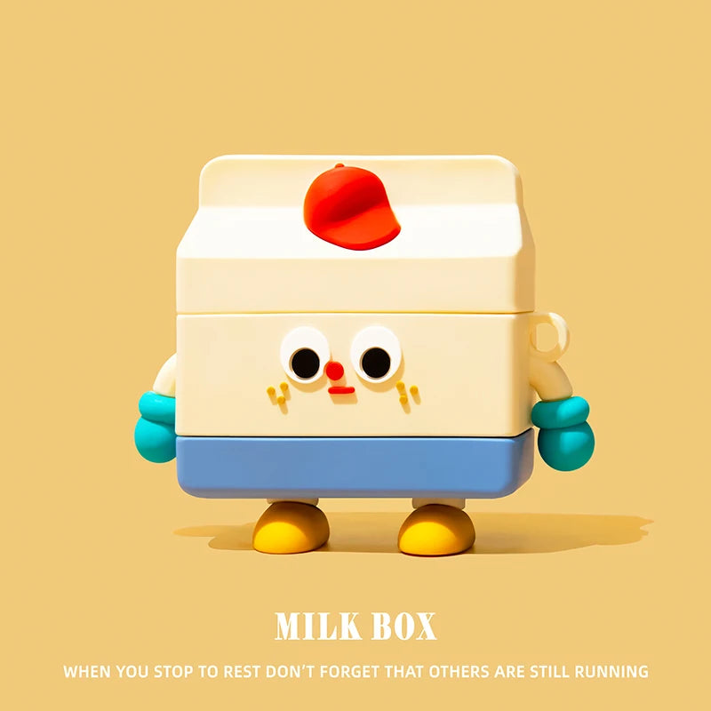 AirPods Case 3D Snacks Sugar Drinks Creative Earphone