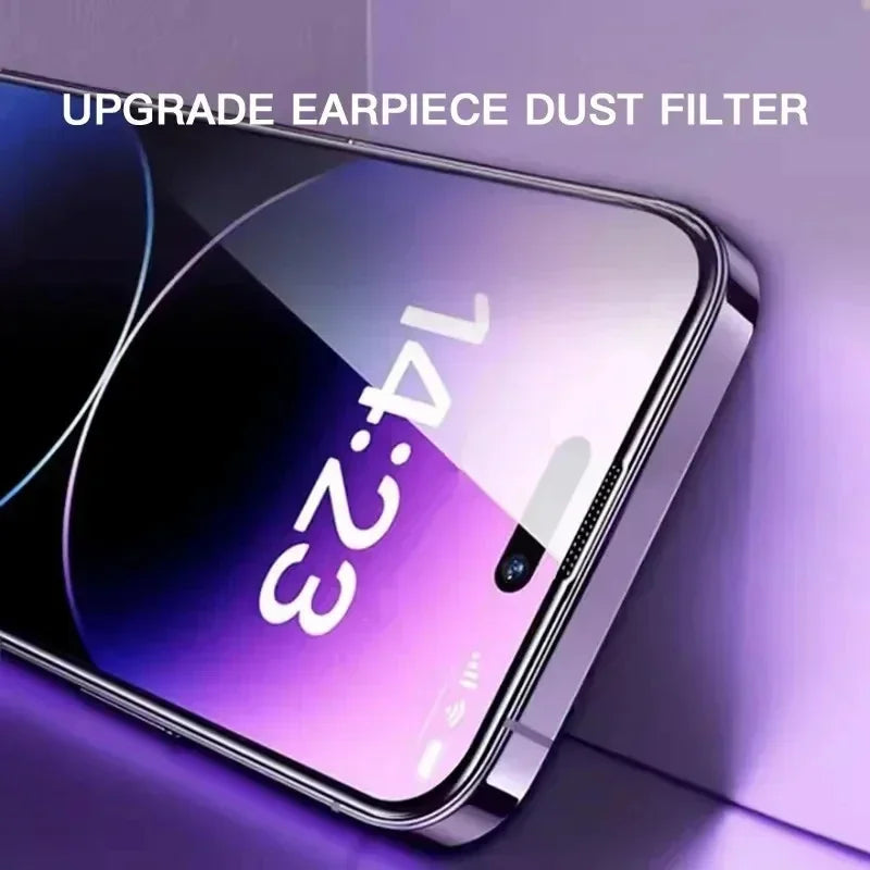 3Pcs Oleophobic iPhone Screen Protector Dust Free Glass Pack