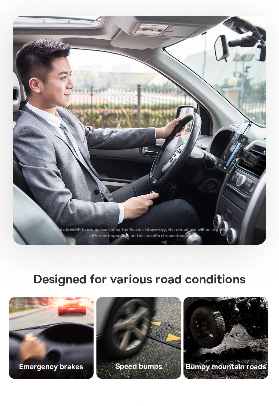 Baseus Phone Holder for Car Air Vent | Flexible Phone Stand