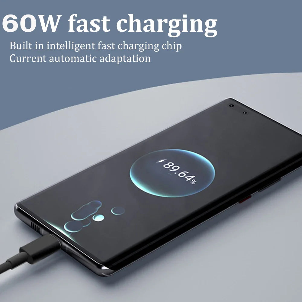 Multi USB Type C to C 60W Fast Charging Adapter Cable Kit