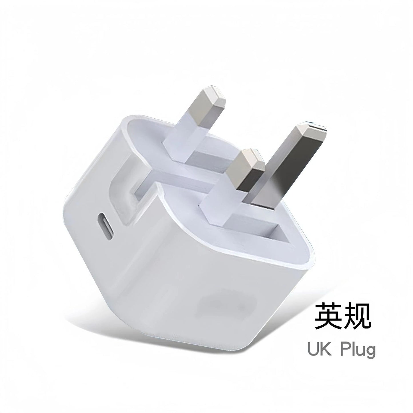 Fast USB C Power Adapter UK Plug 20W 25W iPhone Samsung