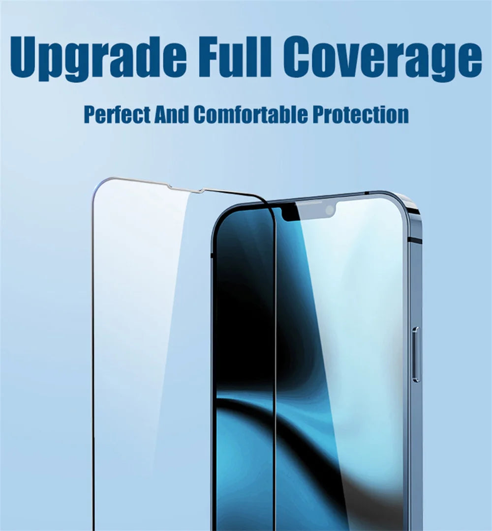 1~3 PCS protector pantalla For IPhone 16 15 14 13 12 11 Pro Max Tempered Glass iPhone 15 Pro max Screen Protector iPhone13 Mini Cristal templado iPhone14 PlusFilm iPhone15 ProMax Original Phone Film & Camera Protectors