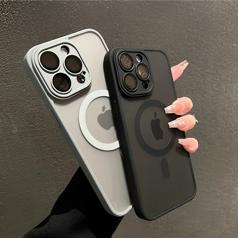 Luxury MagSafe Magnetic iPhone Wireless Charging Case Cover