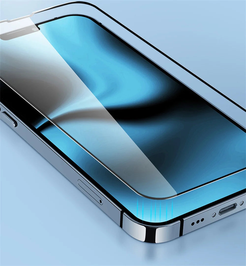 1~3 PCS protector pantalla For IPhone 16 15 14 13 12 11 Pro Max Tempered Glass iPhone 15 Pro max Screen Protector iPhone13 Mini Cristal templado iPhone14 PlusFilm iPhone15 ProMax Original Phone Film & Camera Protectors