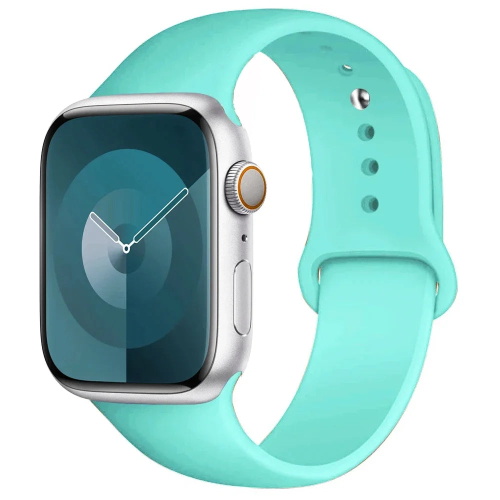 Silicone Band For Apple Watch strap sport bracelet iwatch series 8 7 6 5 4 3 SE 9 Ultra 2 49mm