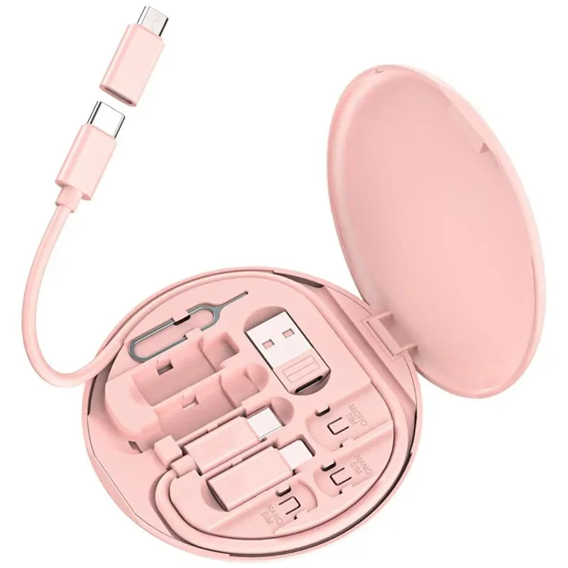 60W Fast Charging iPhone Data Cable Kit | Multi USB Cable