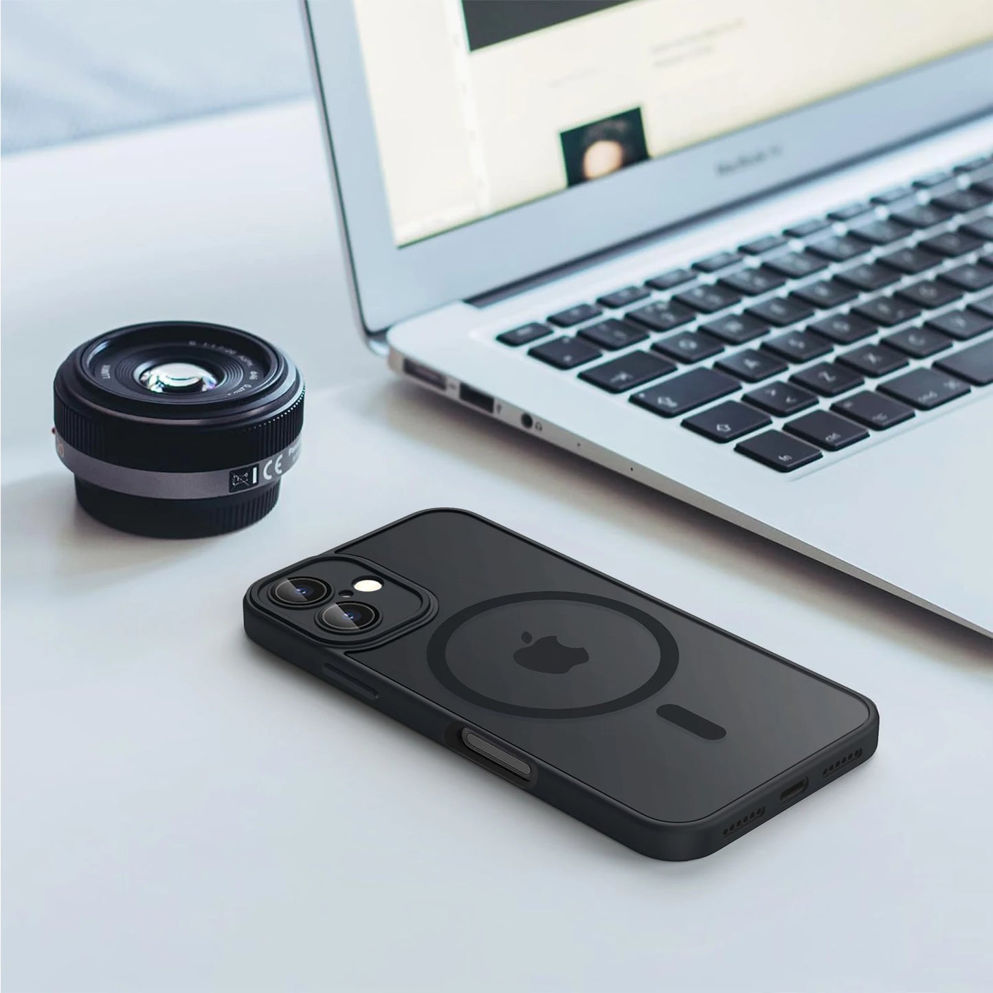 Luxury Magnetic Matte Shockproof iPhone MagSafe Case Cover