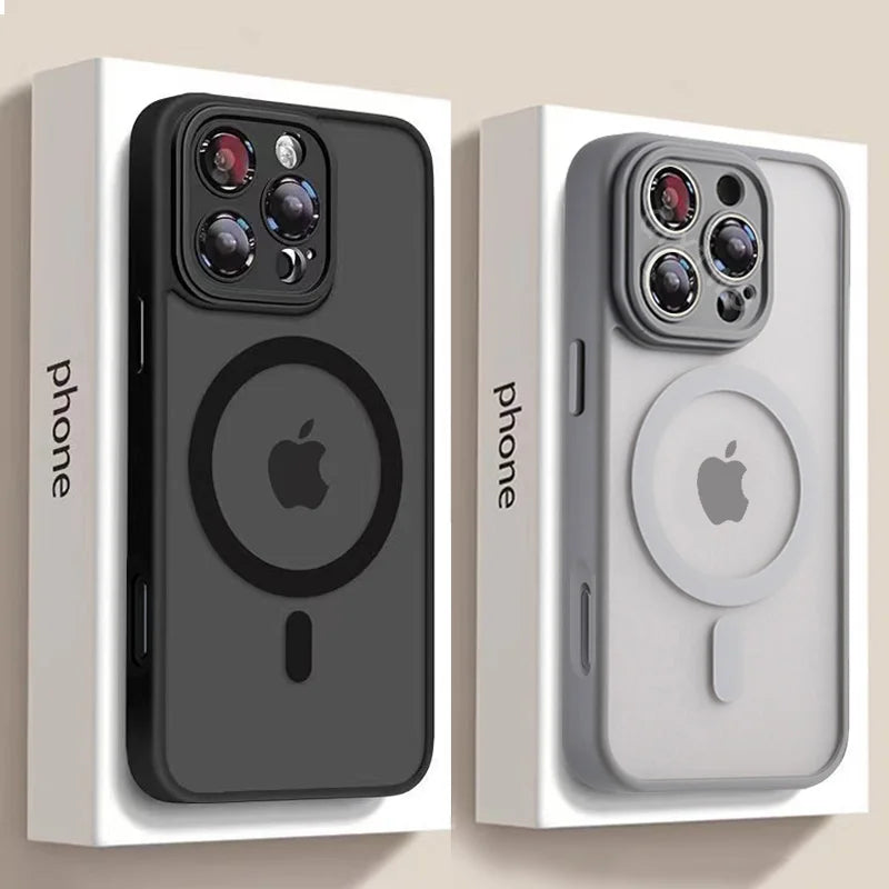 Luxury MagSafe Magnetic iPhone Wireless Charging Case Cover