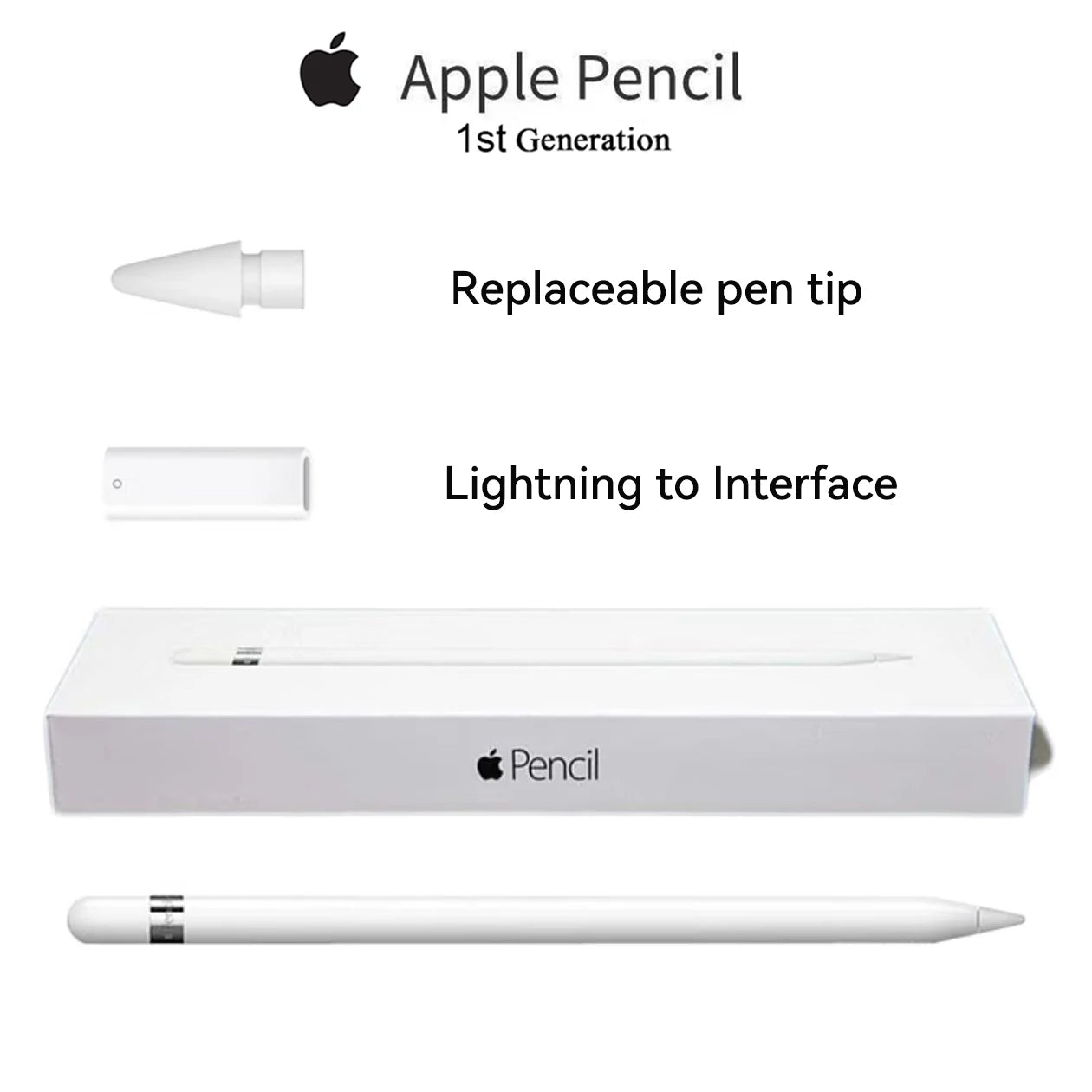 Apple Pencil 1st 2nd USB-C Stylus Pen iOS Tablet Touch Pen