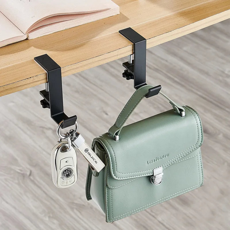 Adjustable Desk Hook Headset Hanger Holder Office Organizer