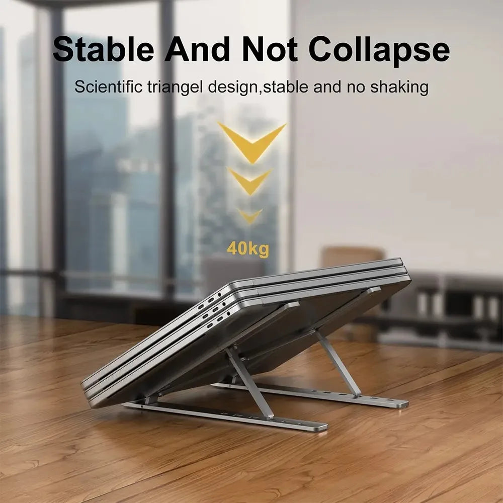 Foldable Laptop Stand Adjustable Portable Notebook Bracket Support