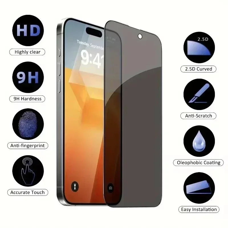 Invisible Protection: Enhance Your iPhone Experience with Anti-Spy Glass for All Models