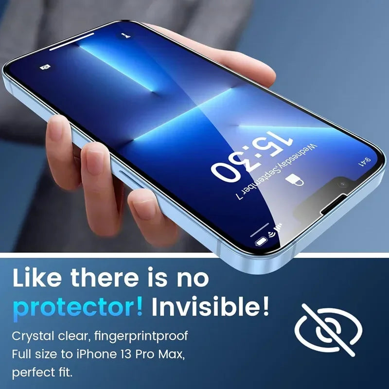 5Pcs Tempered Glass iPhone Screen Protector Tempered Glass