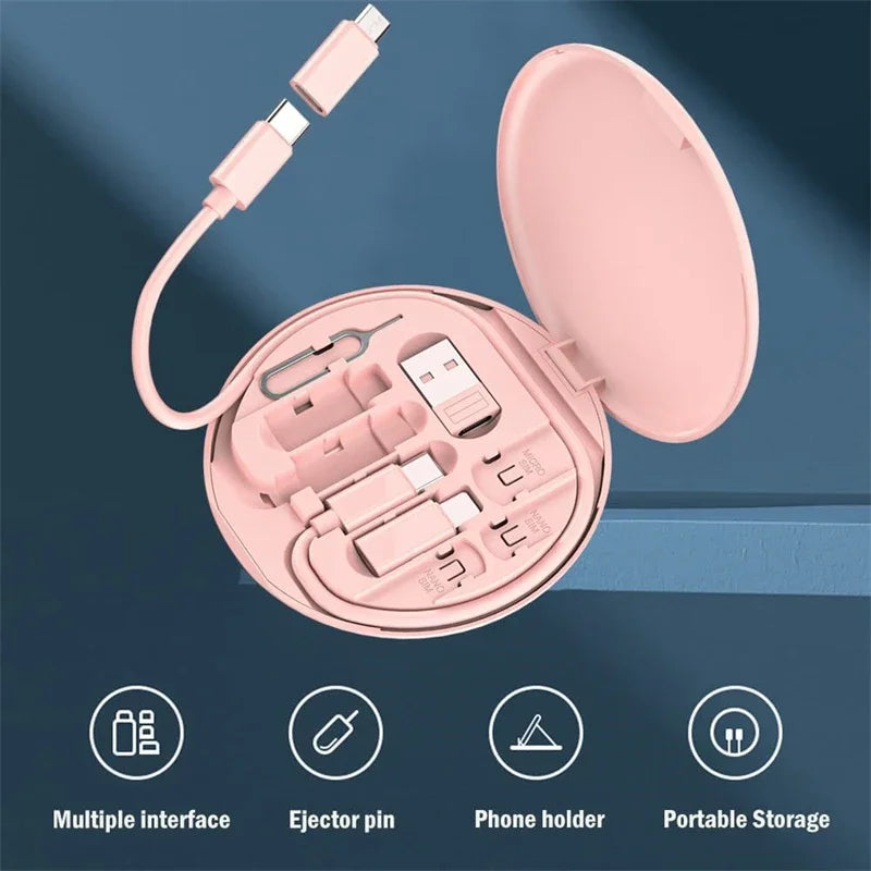 60W Fast Charging iPhone Data Cable Kit | Multi USB Cable