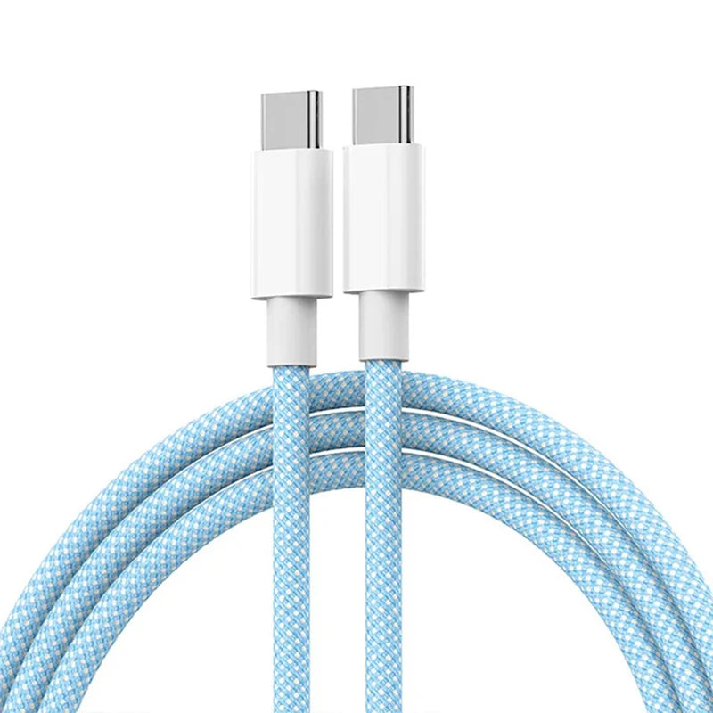 USB-C Type C Cable 60W Fast Charging iPhone Huawei Samsung
