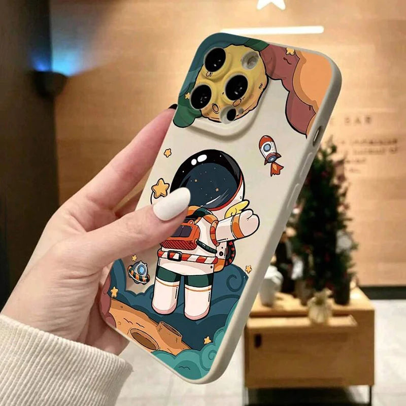 Cartoon Astronaut Phone Case