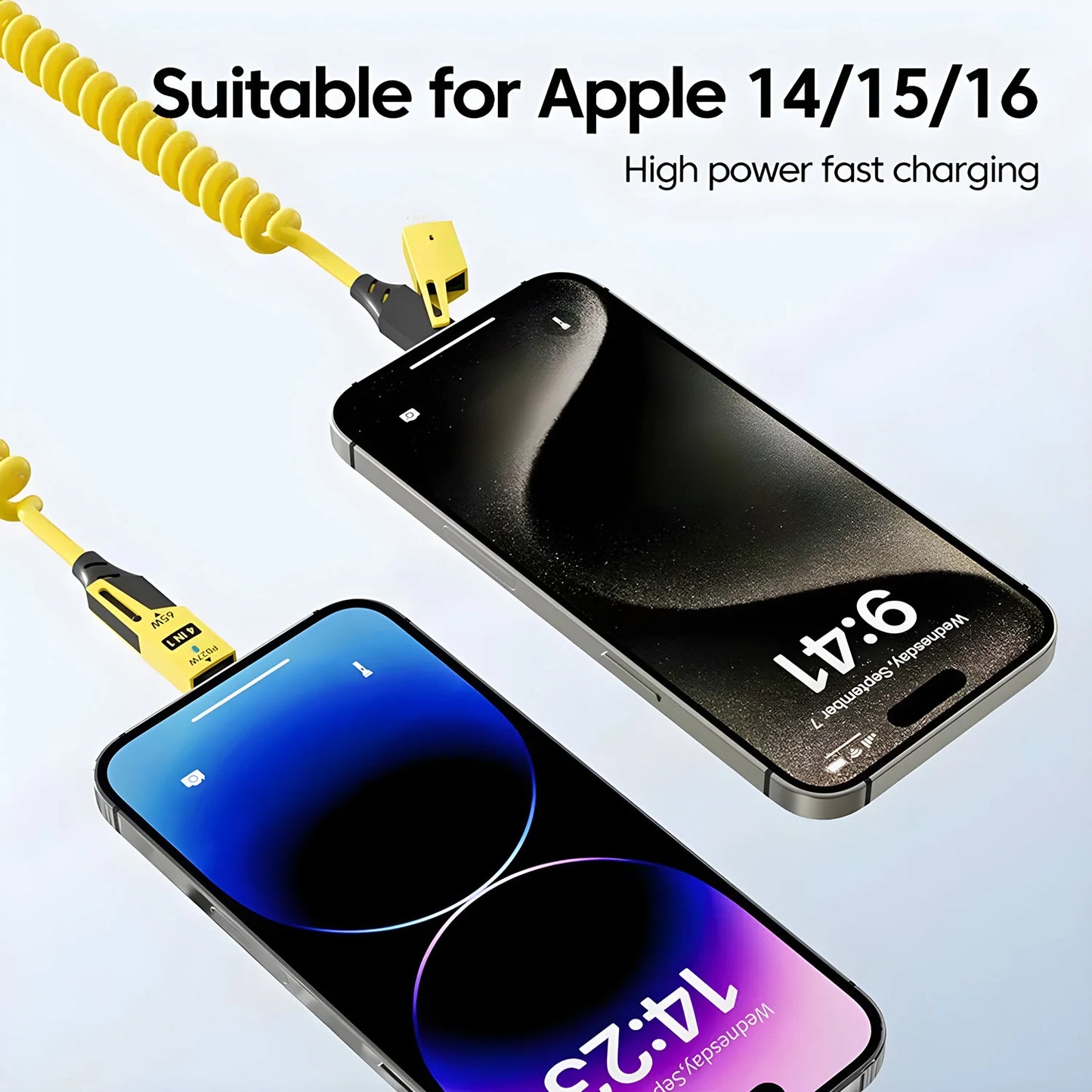 Zinc Alloy USB-C 4IN1 65W Fast Charging Cable for Phones PD
