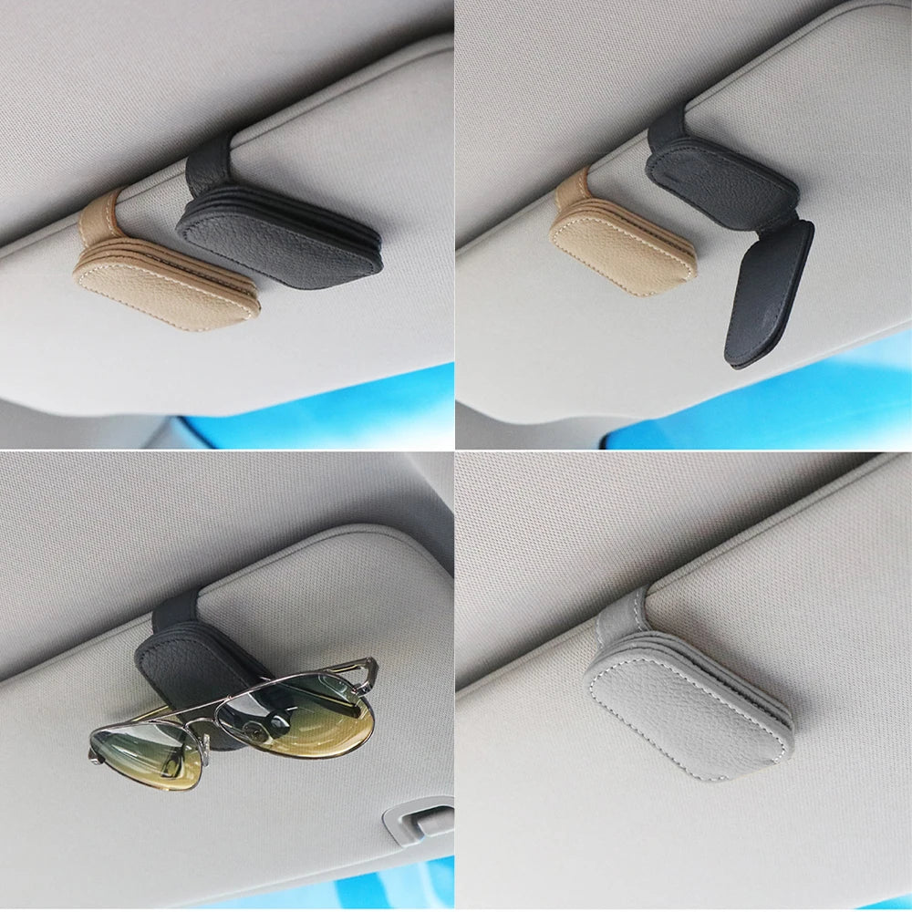 Drive in Style: The Ultimate Universal Car Sunglasses Clip for Easy Ticket Holding