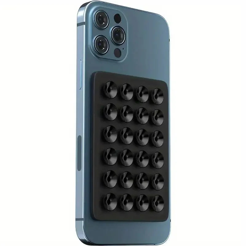 Silicone Suction Phone Holder Mat Multifunctional Suction Cup Wall Stand Square Anti-Slip Single-Sided Case Mount Back Sticker