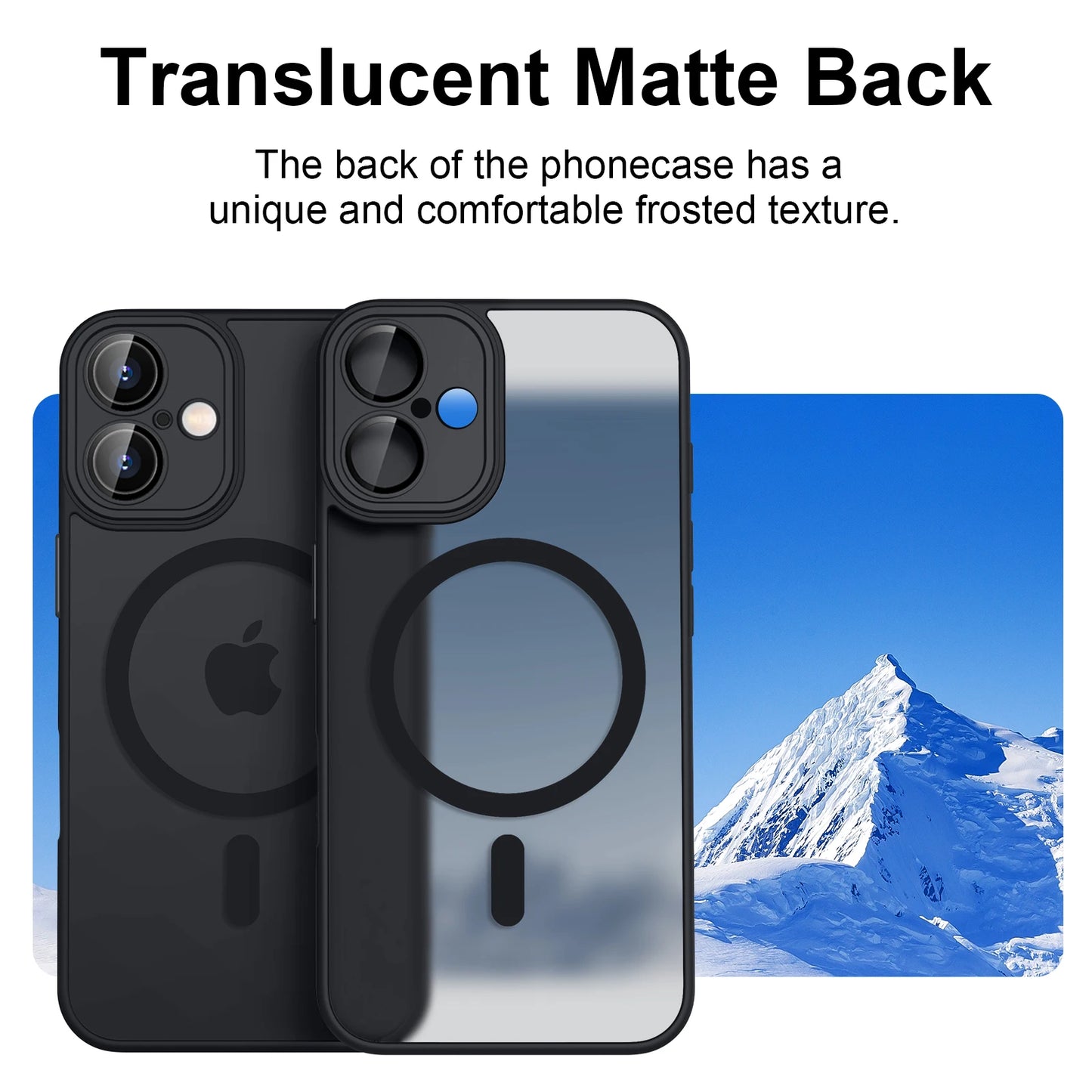 Luxury Magnetic Matte Shockproof iPhone MagSafe Case Cover