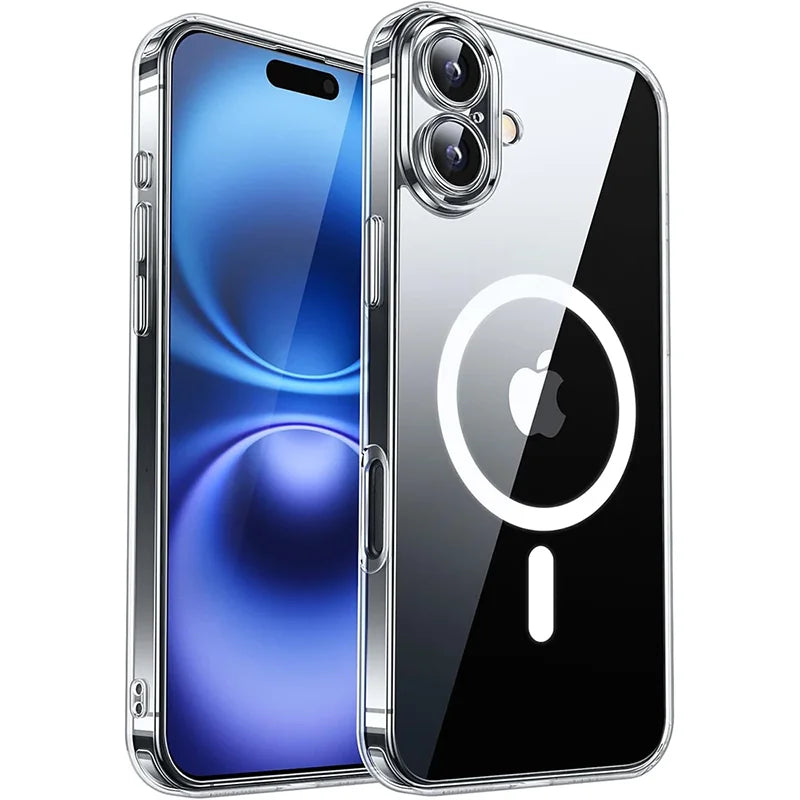 Magsafe Magnetic Shockproof iPhone Case Matte Translucent