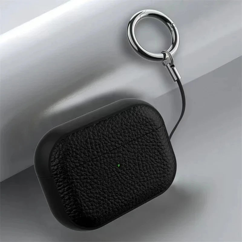 Leather Texture Case For Apple Airpods