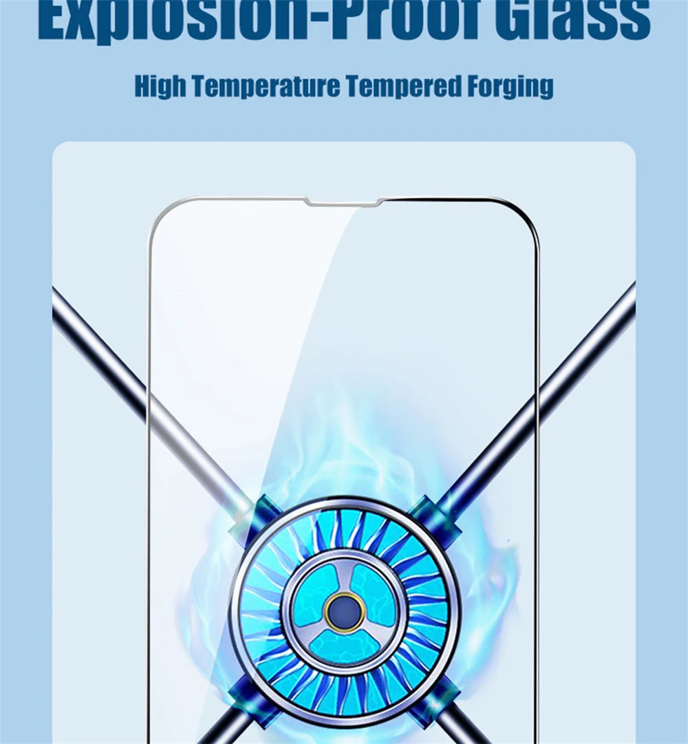 1~3 PCS protector pantalla For IPhone 16 15 14 13 12 11 Pro Max Tempered Glass iPhone 15 Pro max Screen Protector iPhone13 Mini Cristal templado iPhone14 PlusFilm iPhone15 ProMax Original Phone Film & Camera Protectors