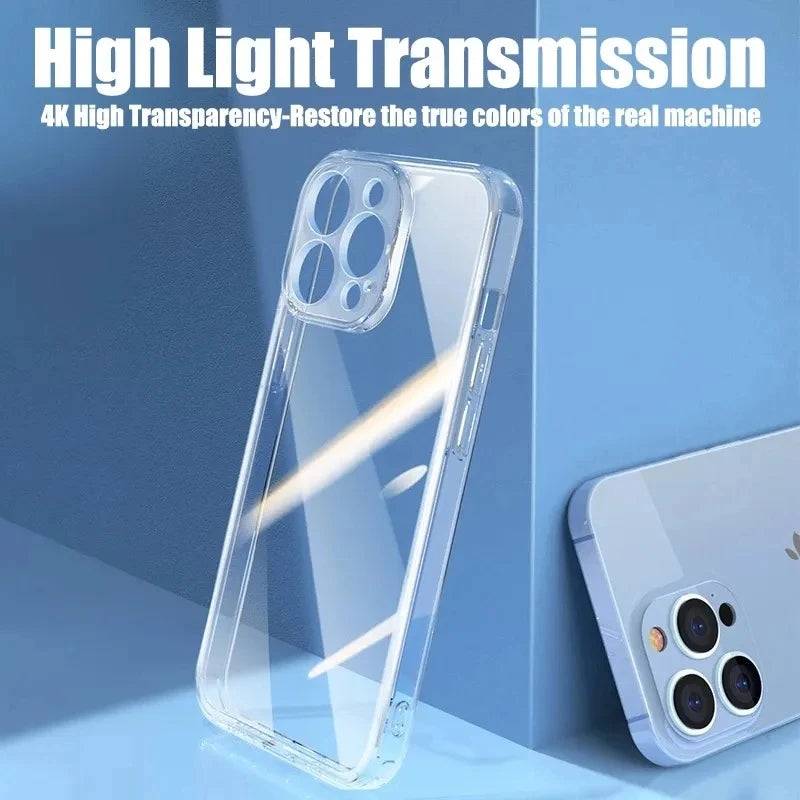 Transparent Soft TPU Silicone Clear iPhone Back Cover