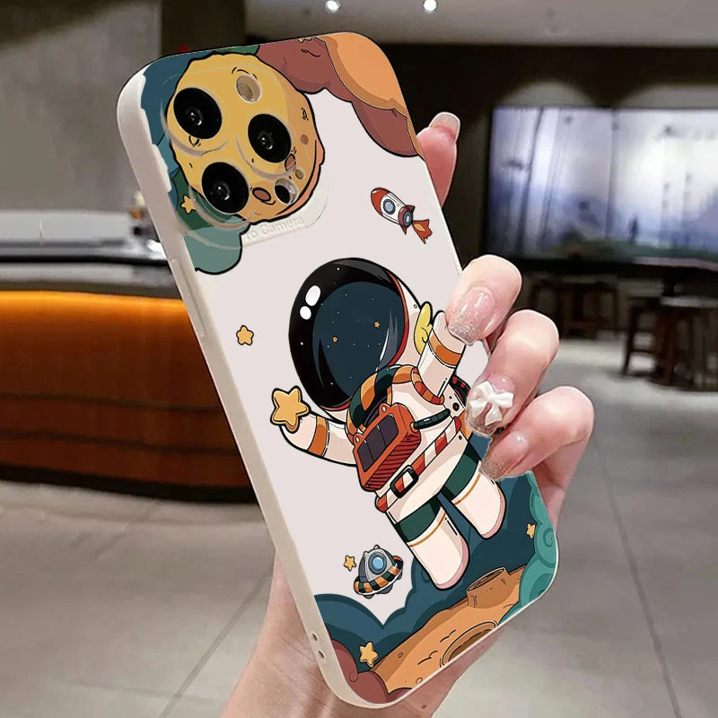 Cartoon Astronaut Phone Case
