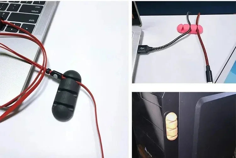VIKEFON Cable Organizer Wire Holder Clips Desk Management
