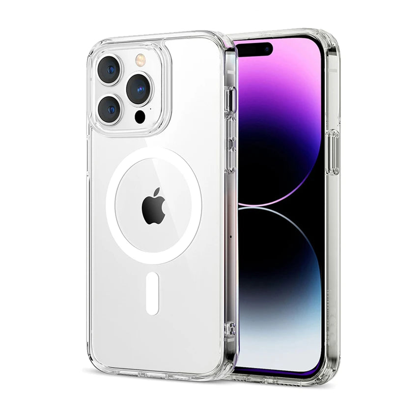 Original Clear MagSafe Magnetic iPhone Wireless Charging Case