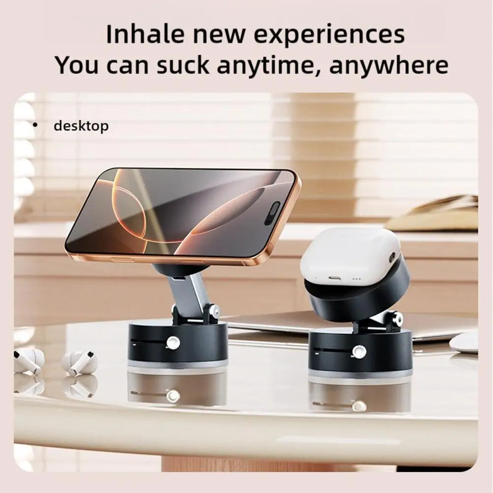 Double Sided Suction Cup Magnetic Phone Holder Lazy Multi-functional