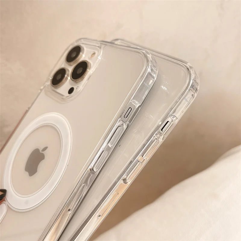 Original Clear MagSafe Magnetic iPhone Wireless Charging Case