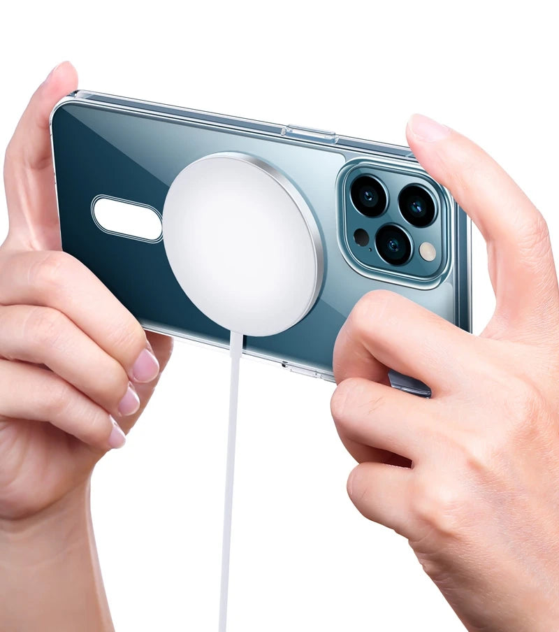 Original Clear MagSafe Magnetic iPhone Wireless Charging Case