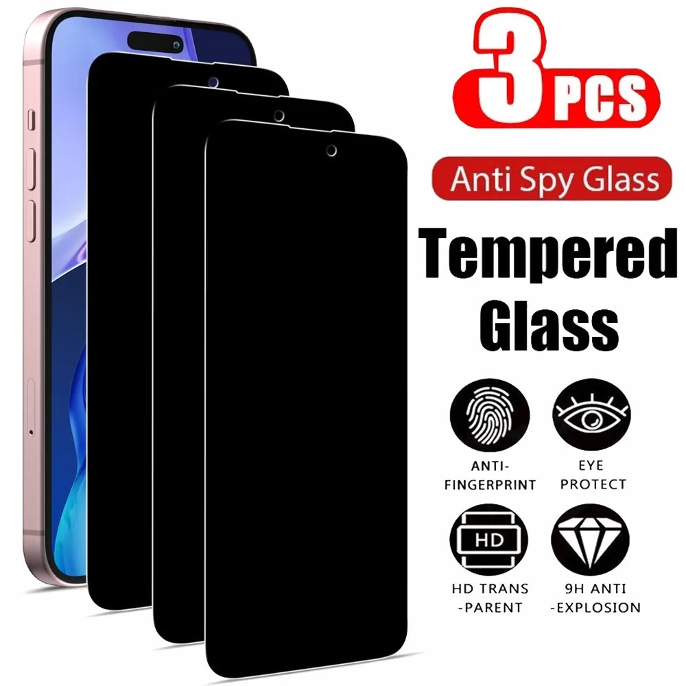 1~3 PCS protector pantalla For IPhone 16 15 14 13 12 11 Pro Max Tempered Glass iPhone 15 Pro max Screen Protector iPhone13 Mini Cristal templado iPhone14 PlusFilm iPhone15 ProMax Original Phone Film & Camera Protectors