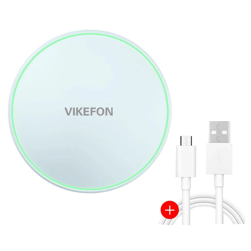 30W Wireless Charger Pad Dock Station for iPhone & Samsung