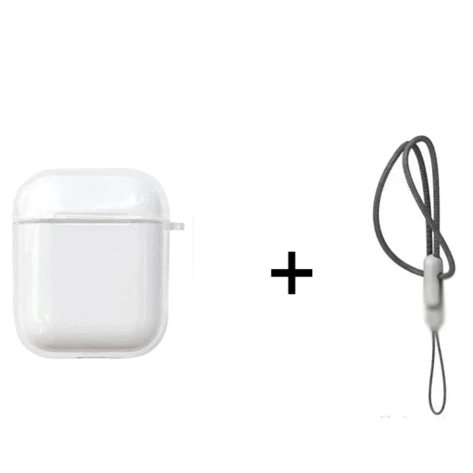 Ultimate AirPods Protection: Clear Charging Case with Shockproof Design