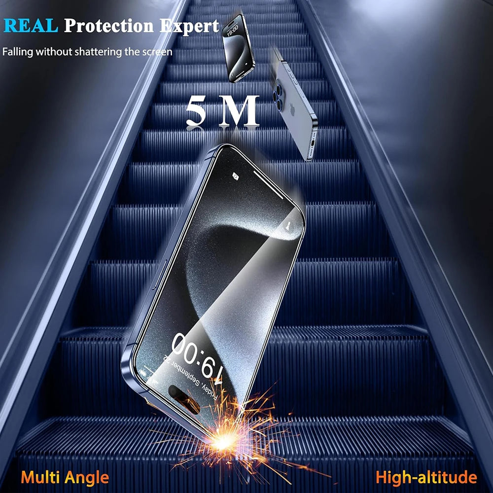 4Pcs Tempered Glass Screen Protector For iPhone Models