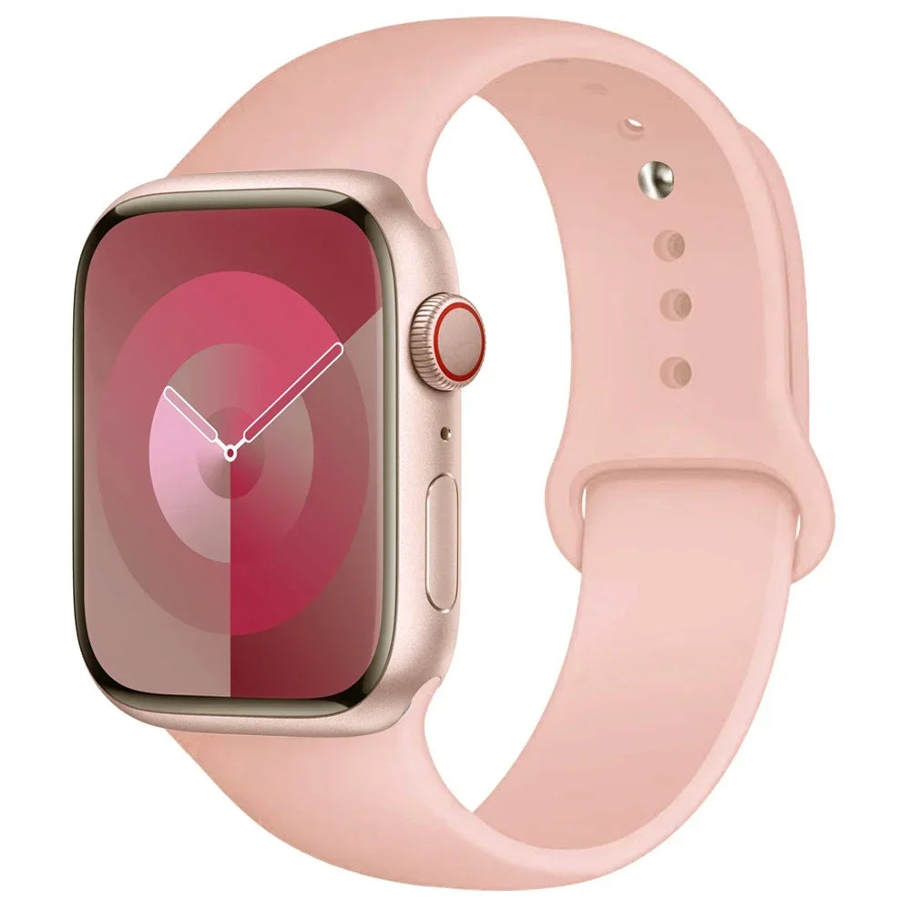 Silicone Band For Apple Watch strap sport bracelet iwatch series 8 7 6 5 4 3 SE 9 Ultra 2 49mm