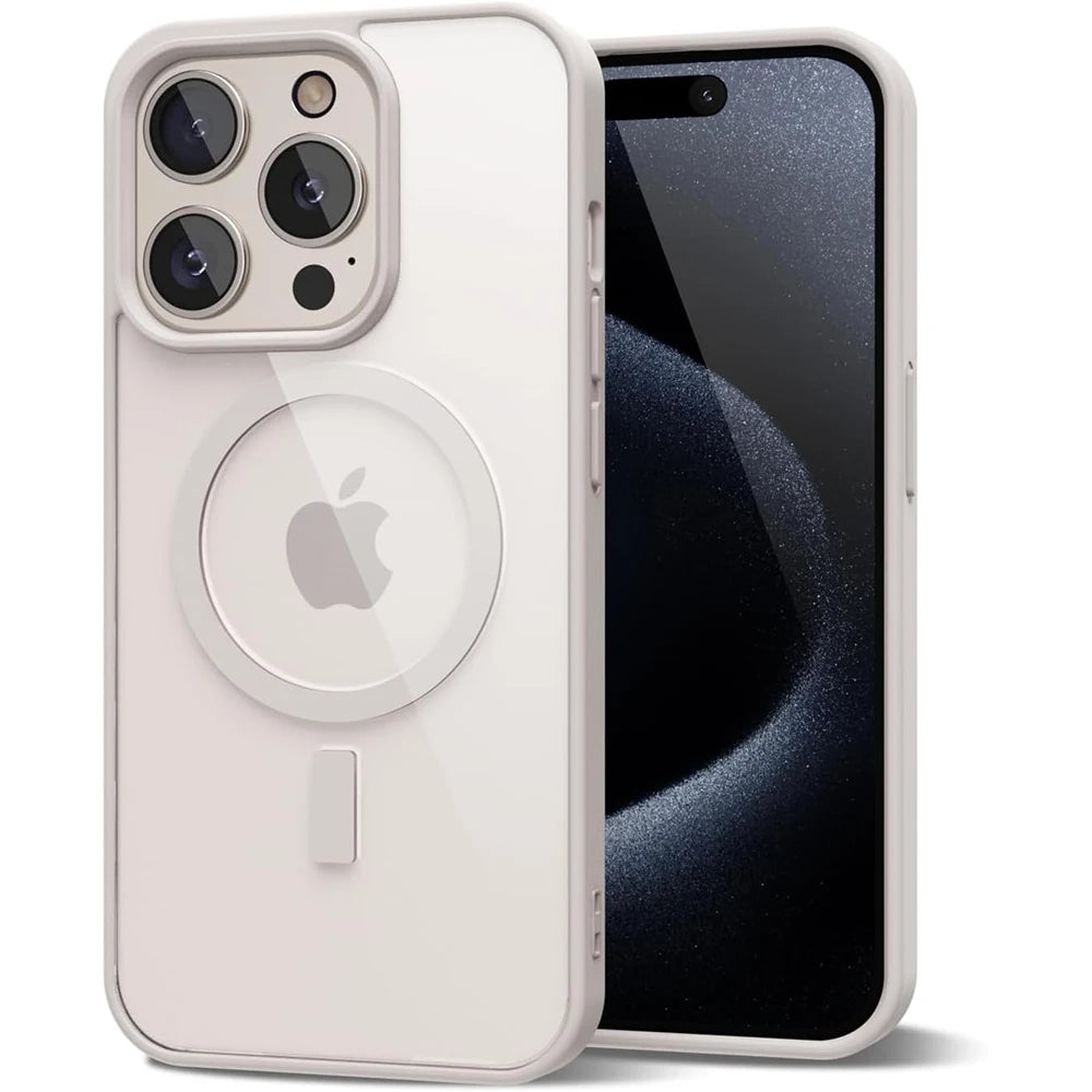 Clear Hybrid iPhone Pro Max Case – MagSafe-Compatible-Smart Apple