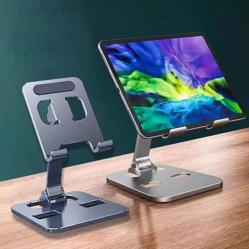 Universal Aluminum Foldable Mobile Phone Stand Holder – Compatible with Smartphones