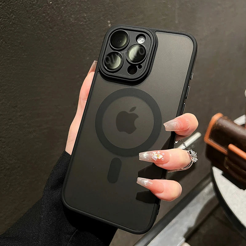 Luxury MagSafe Magnetic iPhone Wireless Charging Case Cover