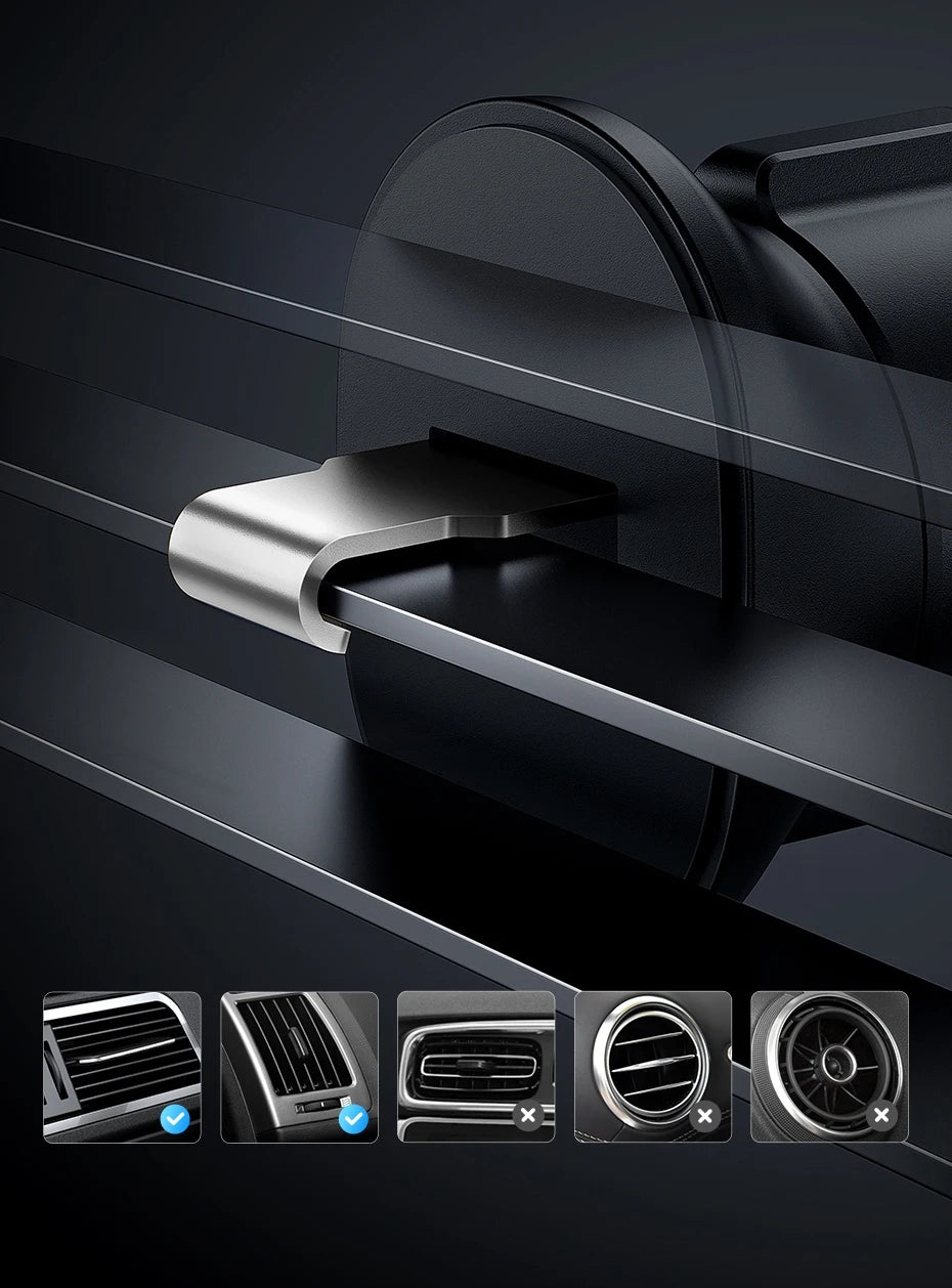 Baseus Phone Holder for Car Air Vent | Flexible Phone Stand