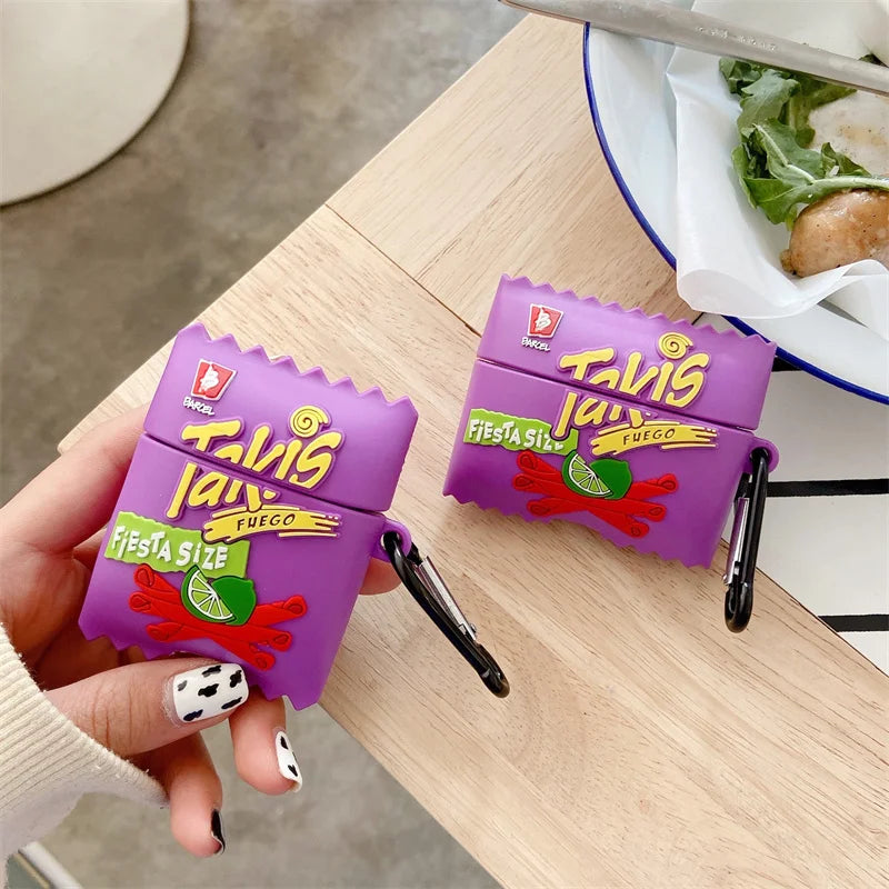 AirPods Case 3D Snacks Sugar Drinks Creative Earphone