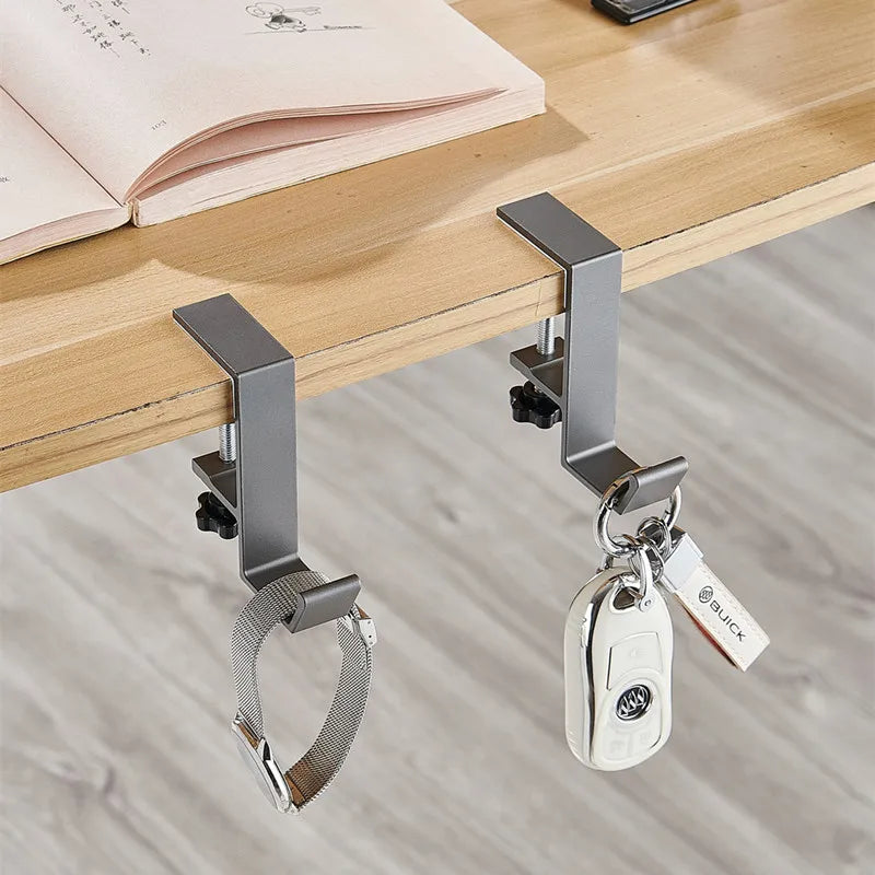 Adjustable Desk Hook Headset Hanger Holder Office Organizer