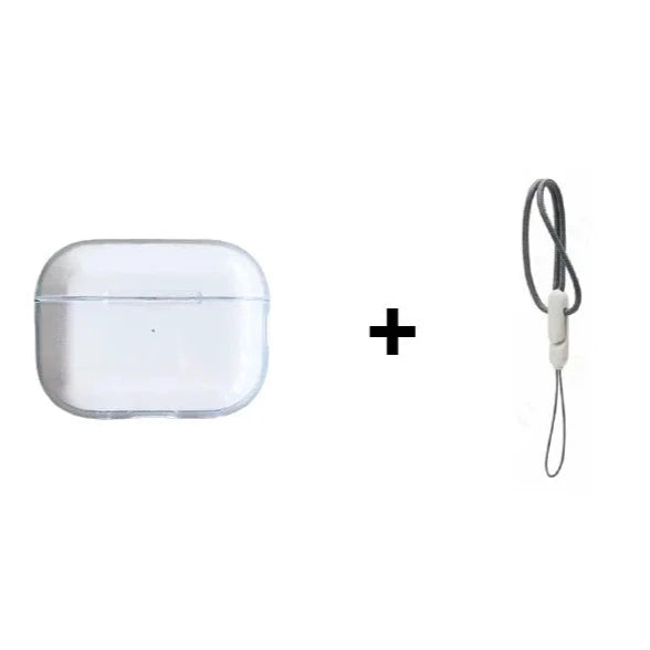 Ultimate AirPods Protection: Clear Charging Case with Shockproof Design