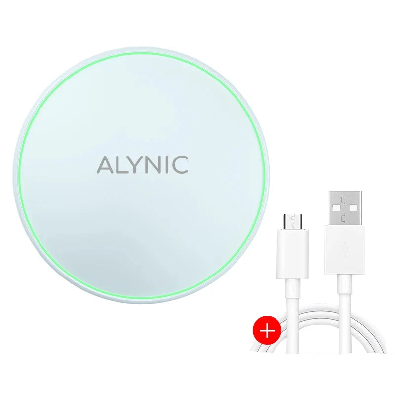30W Wireless Charger Pad Dock Station for iPhone & Samsung